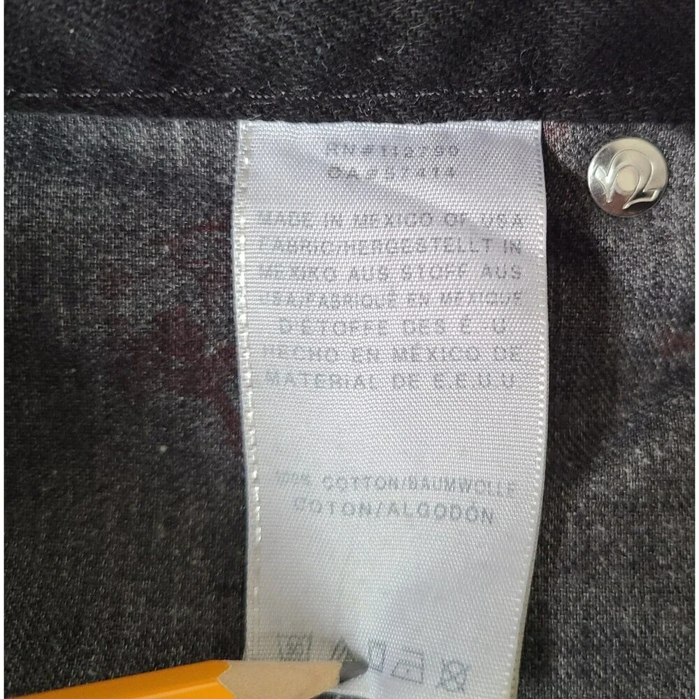 True Religion Straight Black Jeans Men's 30x32 USA Fabric Mexico Flap Pocket